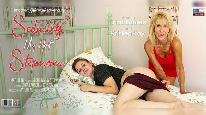 Mature.nl - Erica Lauren - Kristen Kay - Small Tits Kristen Kay Rides Her Stepmom Erica Lauren's Face / 12.10.2023