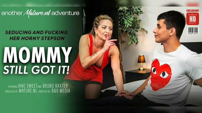 Mature.nl - Jane Sweet - Bruno Baxter - Jane Sweet's Big Tits Can't Be Ignored by Her Stepson! / 09.11.2024