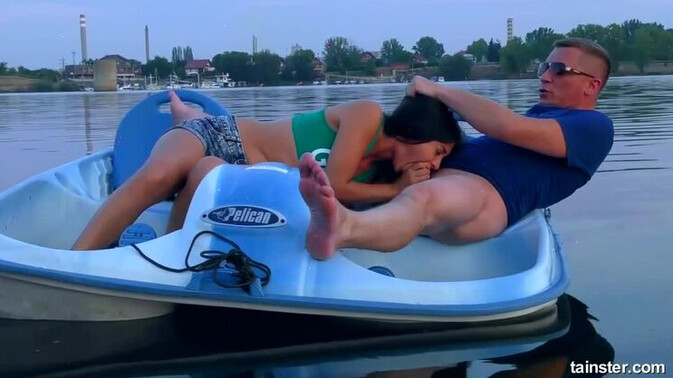 Tainster - Shrima Malati - Brunette Beauty Blows Big on a Boat Ride / 15.03.2021