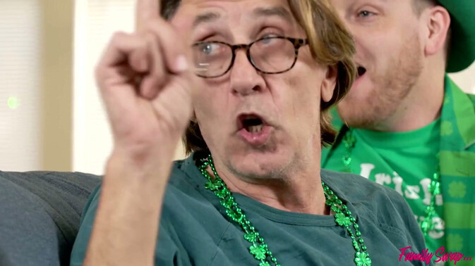 Family Swap - Katie Monroe - Angel Youngs - Getting Down with My Swap Family on St. Patricks Day / 10.03.2021