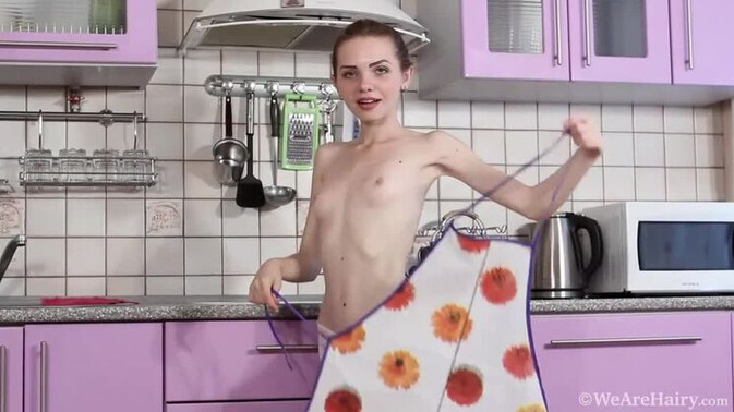 We Are Hairy - Alisa Chearry - Alisa Chearry's Hairy Pussy Masturbation / 19.01.2022