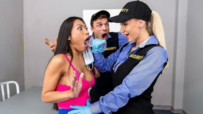 Brazzers - Nathaly Cherie - Polly Pons - Pierced and Tattooed Lesbians in Uniform Pt. 1 / 20.12.2021