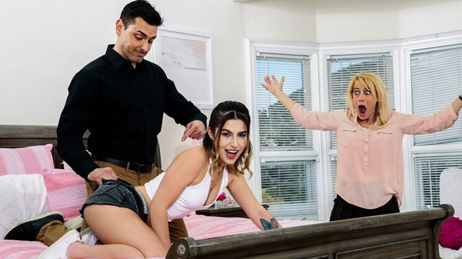 Devil's Film - Ryan Driller - Chanel Camryn - Chanel Camryn's Glasses and Natural Tits Get a Cumshot / 01.10.2023