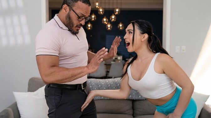 Trans Sensual - Dillon Diaz - Ember Fiera - Interracial Desire: Stepdad and Shemale Stepdaughter - Scene 1 / 03.10.2024