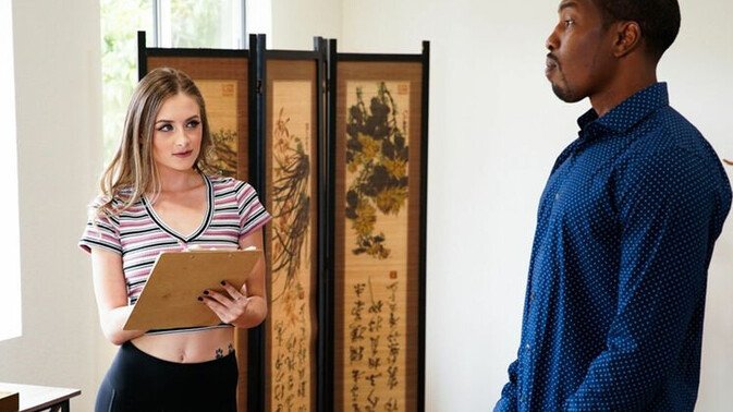 Nuru Massage - Isiah Maxwell - Kyler Quinn - Interracial Affair at the Office / 27.12.2019