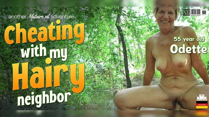Mature.nl - Diether von Stein - Odette - 55-year-old Odette cheats and has wild sex with her younger neighbor outdoors / 05.05.2025