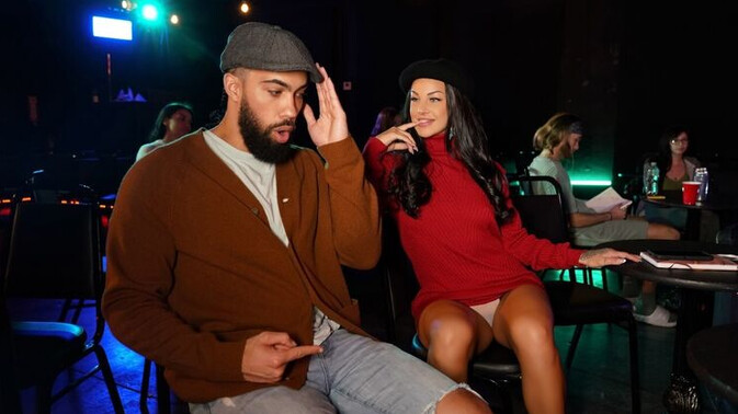 Crazy College GFs - Evelin Stone - James Angel - Poetry Slam Bam Amateur Sex - Doggystyle & Facial Finish / 21.04.2025