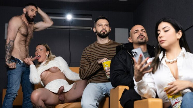 Trans Angels - Scott Carter - Babi Honey - Anal Sex in Public with Big Cock / 13.03.2025