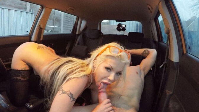 Fake Driving School - Barbie Sins - Axel Aces - Tattooed Axel Aces Seduces Barbie Sins / 13.12.2017