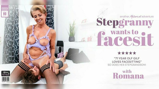 Mature.nl - Romana - Big Nick - Horny Granny Romana's Wet and Wild Pussy Licking / 31.07.2024