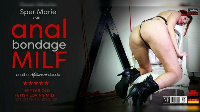 Mature.nl - Philippe Soine - Sper Marie (EU) - Kinky German MILF Sper Marie Craves Anal Bondage Action / 29.07.2024