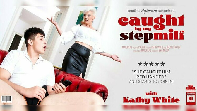 Mature.nl - Kathy White - Bruno Baxter - Kathy White's Horny Surprise: Stepson's Solo Show / 23.07.2024